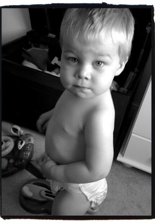 The baby has a dirty nappy – It’s your turn