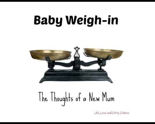 Baby Weigh-in – The Thoughts of a New Mum
