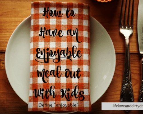 How to Have an Enjoyable Meal Out With Kids