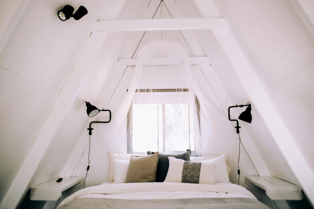 attic bedroom space