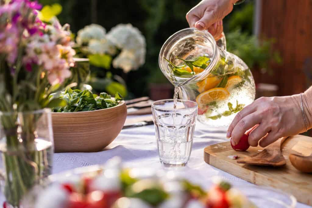 Summer garden party