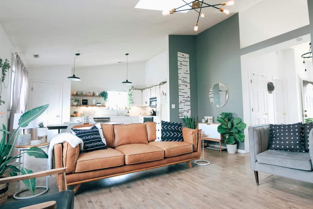 clean and aesthetically pleasing living room.  living room Sustainable Renovation Tips