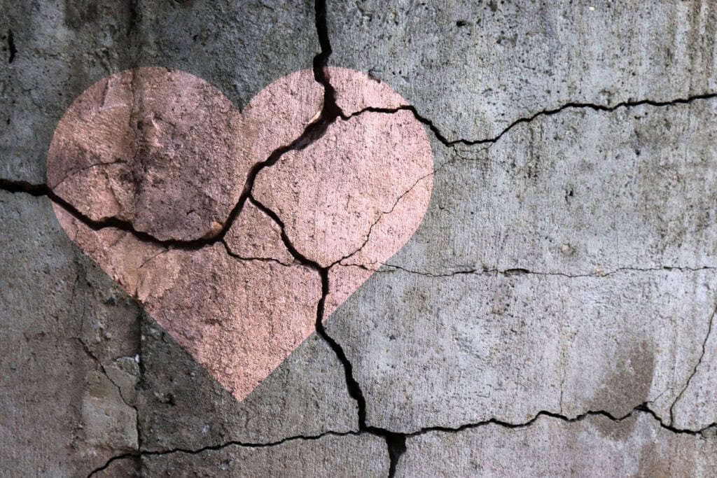 breaking up process
