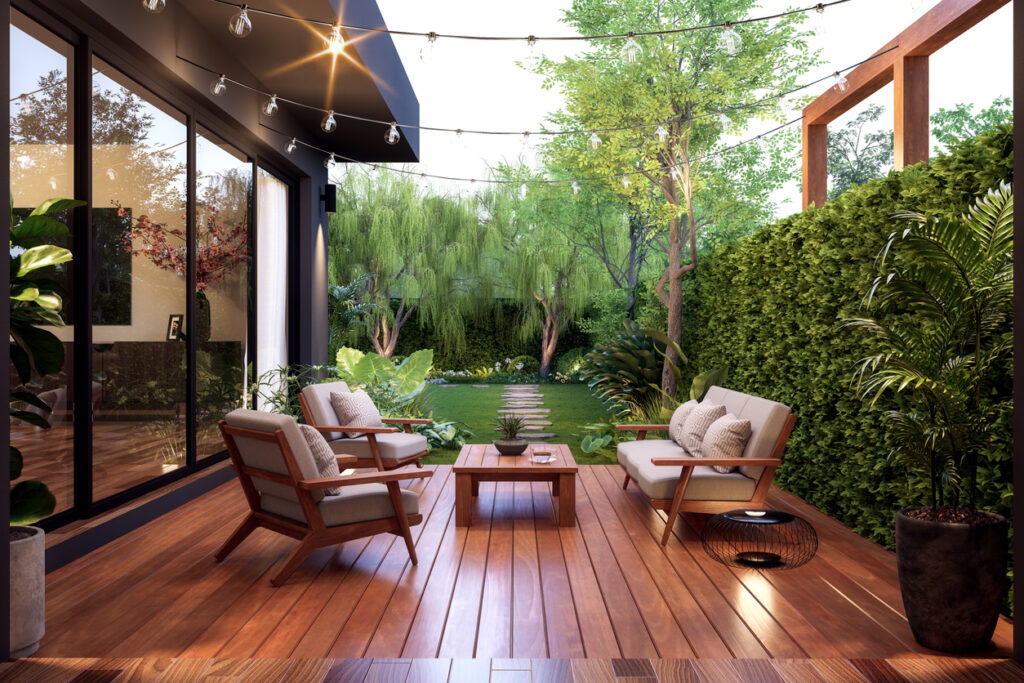 change your garden space