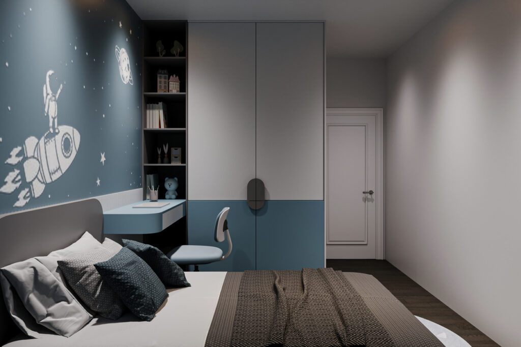 calm kids bedroom