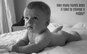 change a nappy