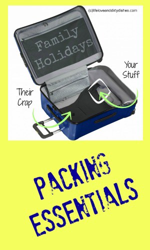 What do you need to pack for a family holiday? What are the essential items to bring when going away?
