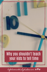 Why you shouldn't teach your kids to tell time #humour #parenting